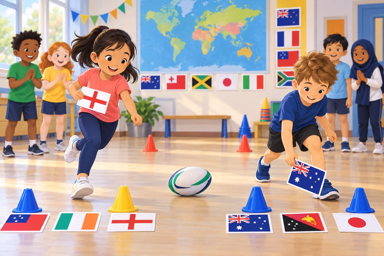 Rugby World Cup Flag Relay activity image