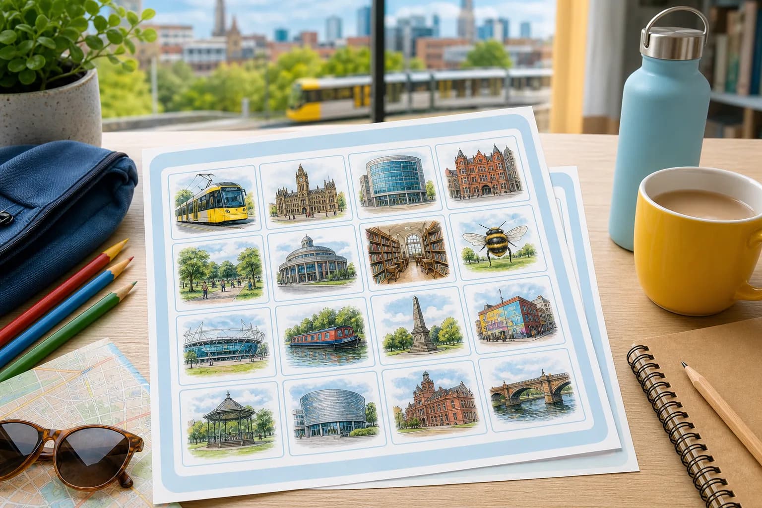 Manchester Day Out Bingo printable preview