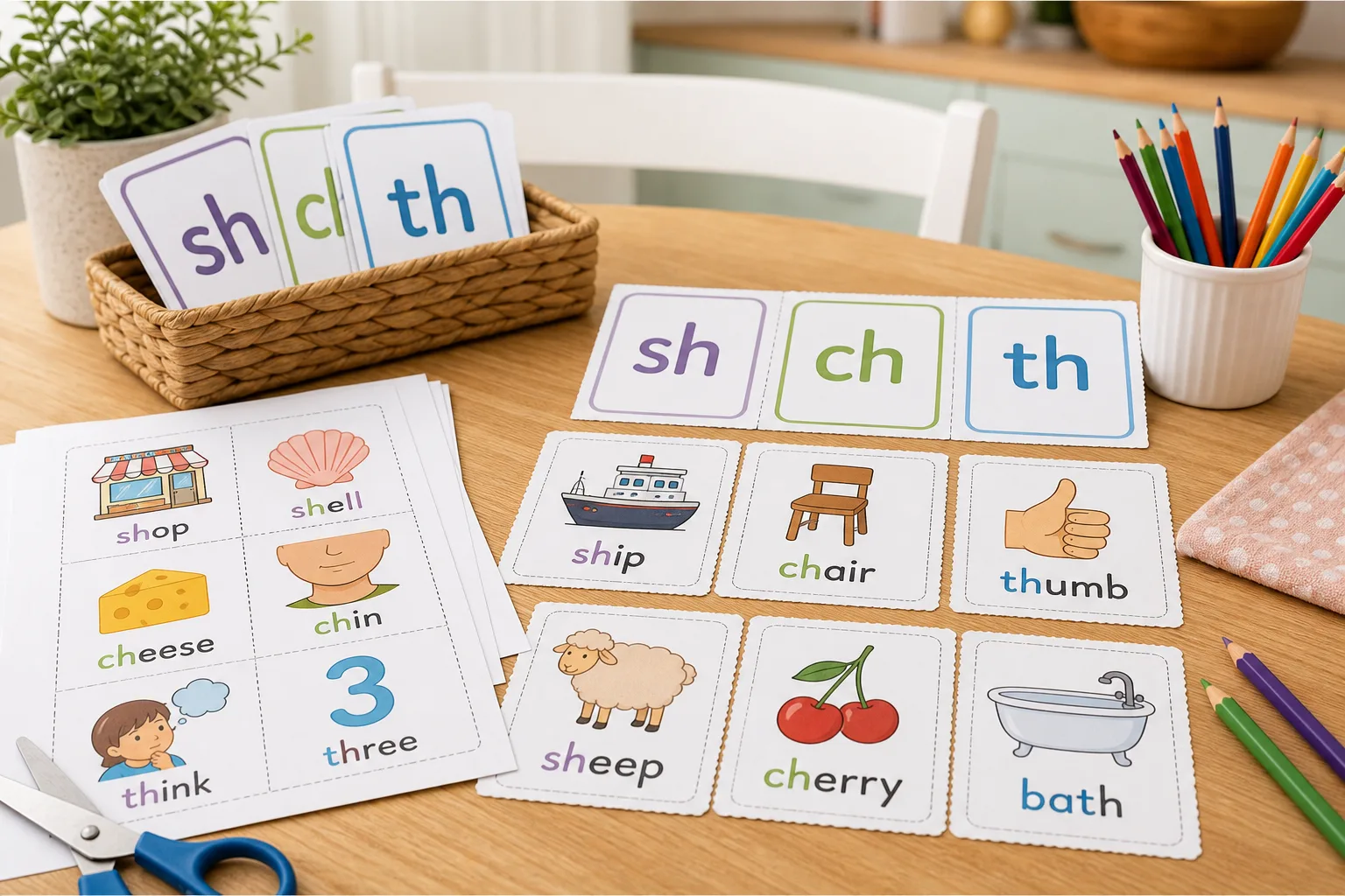 Phonics Game Cards printable preview