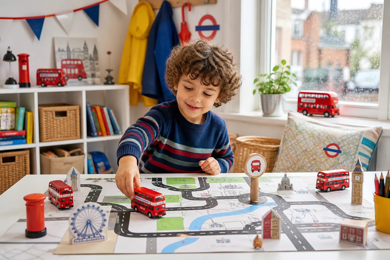 Build a Bus Route Game activity image