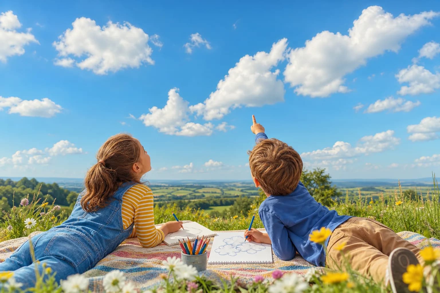 Cloud Watching Drawing Game activity image