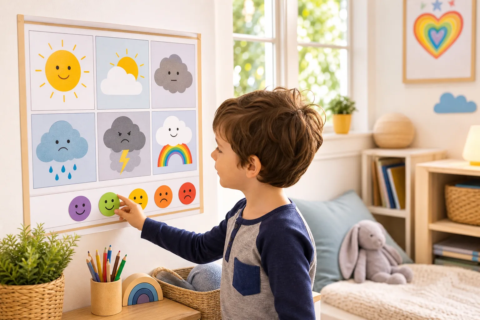 Feelings Weather Chart activity image