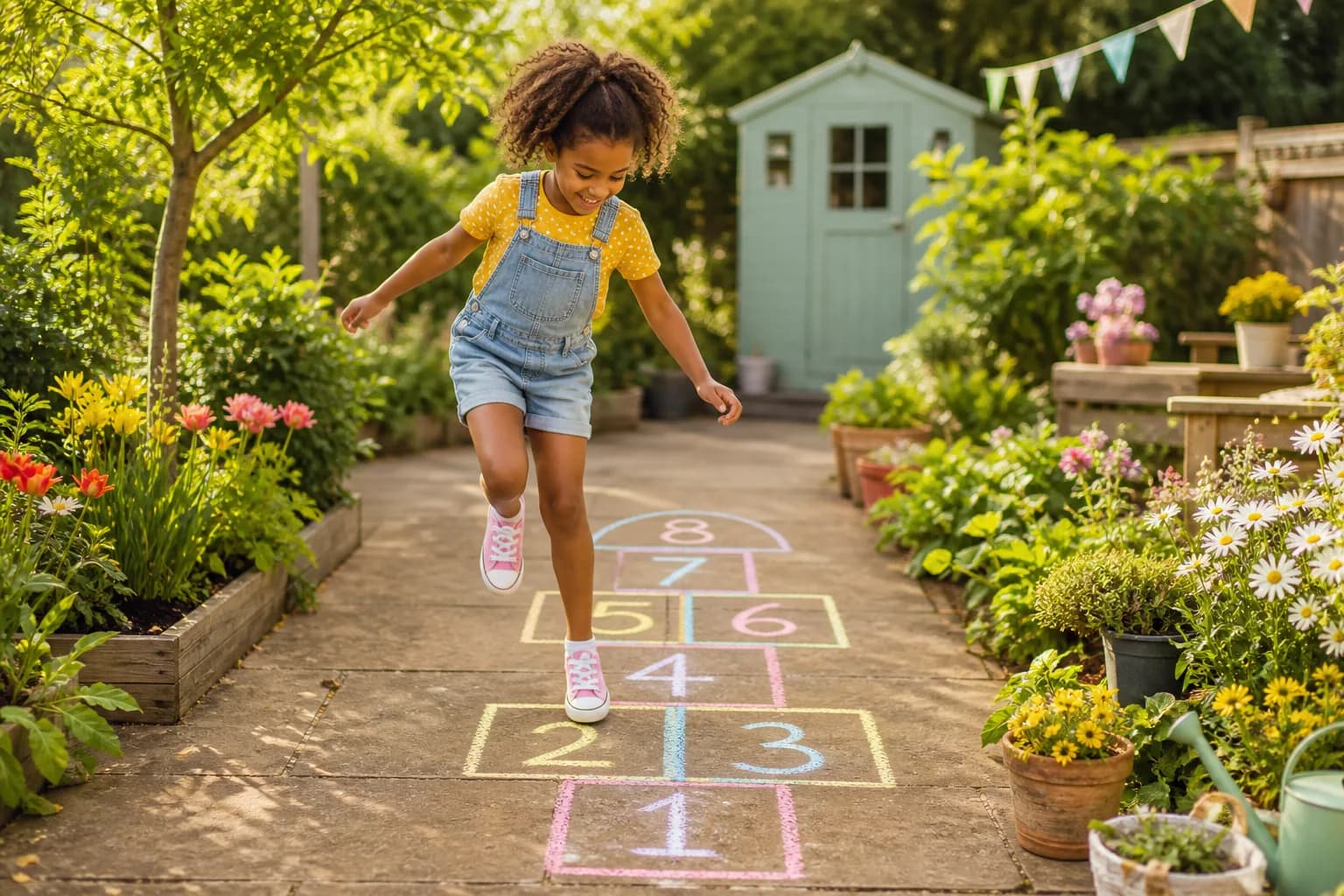 Garden Hopscotch Challenge activity image
