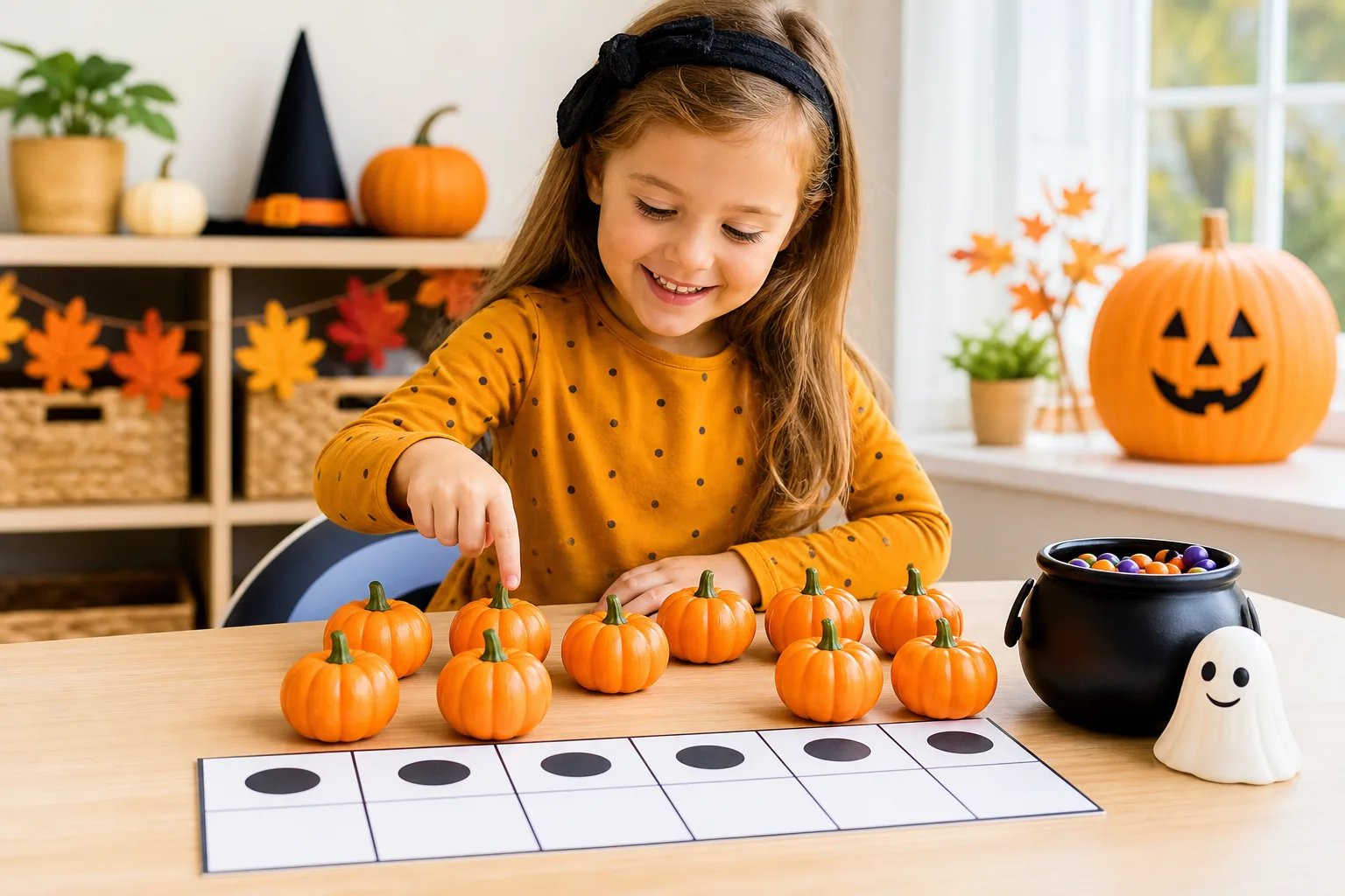 Halloween Pumpkin Count activity image