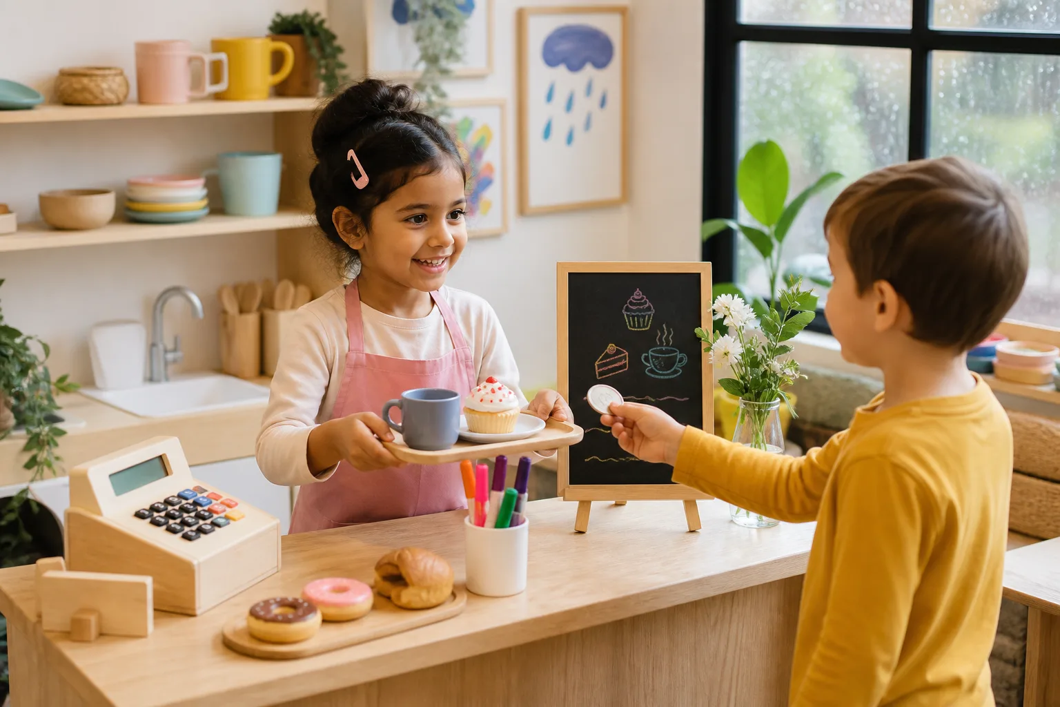 Indoor Café Role Play activity image
