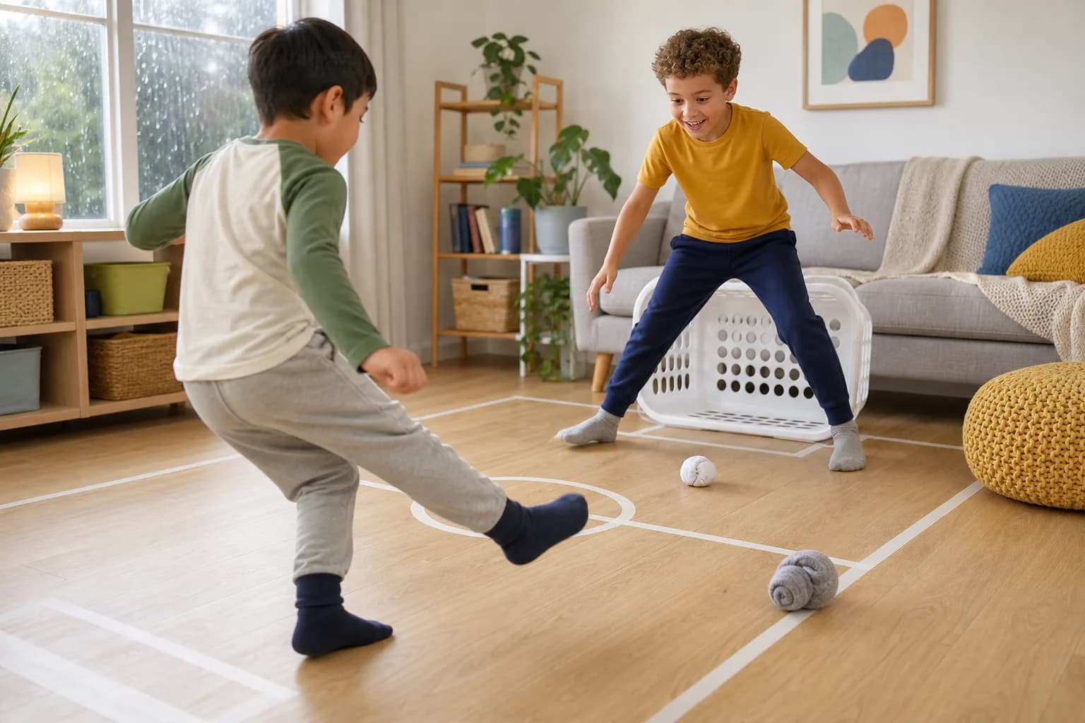 Indoor Sock Football activity image