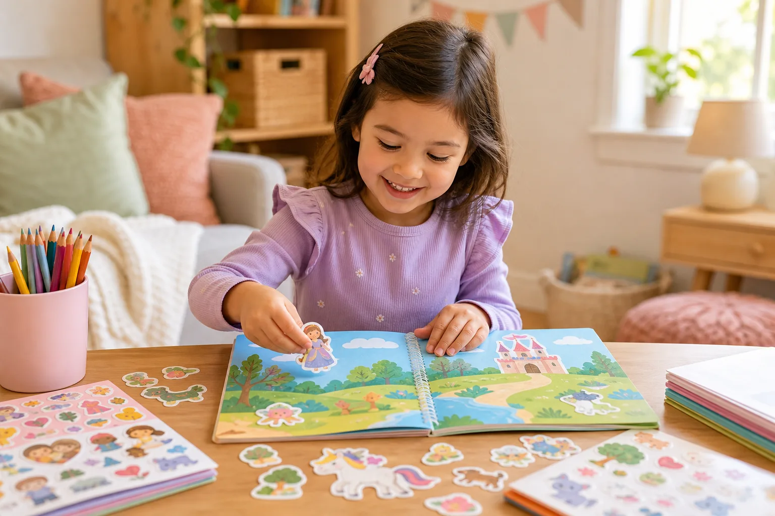 No-Mess Sticker Story activity image