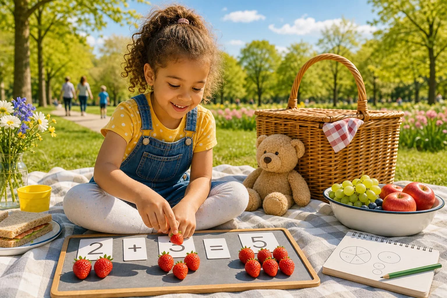 Park Picnic Maths activity image