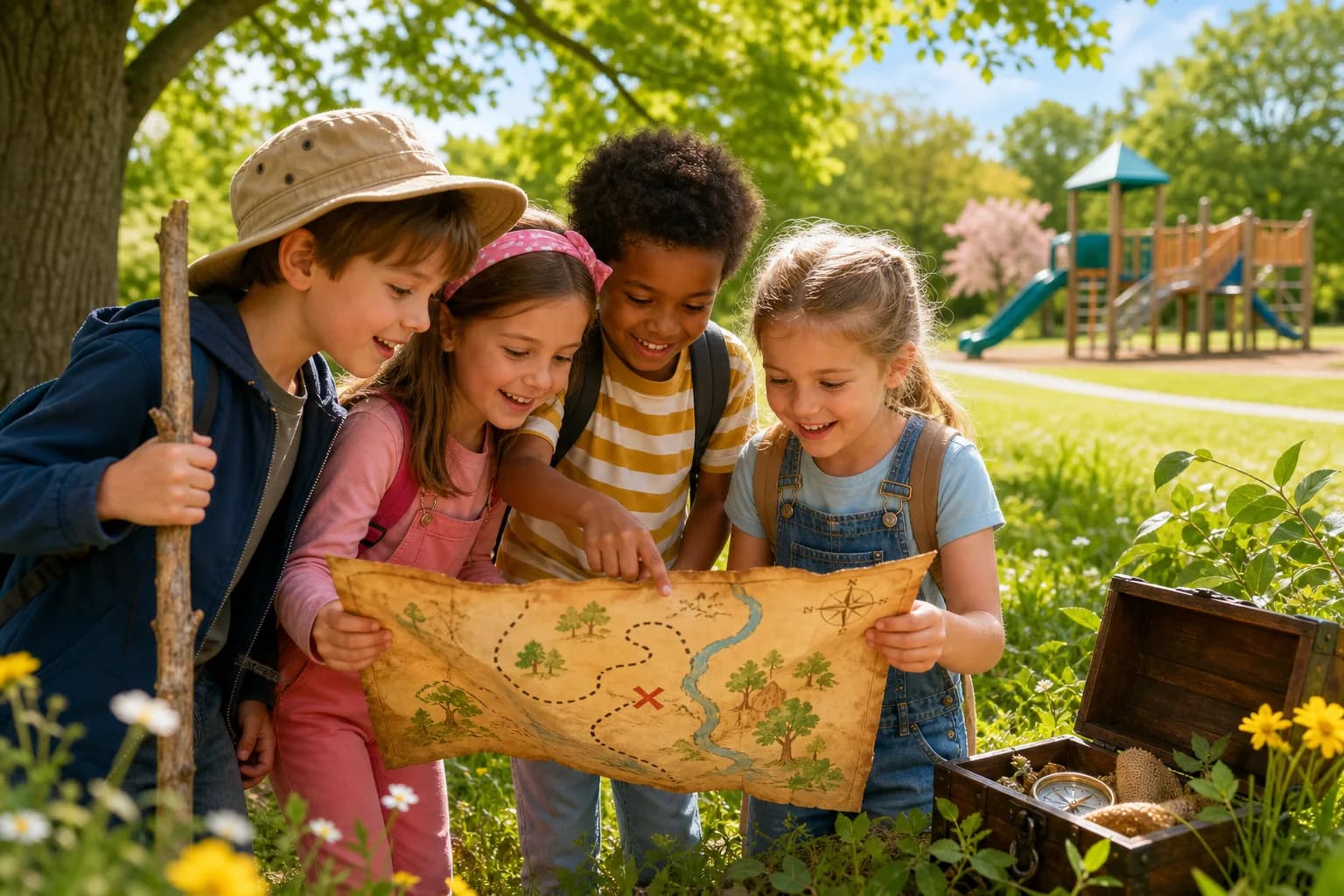 Park Treasure Map activity image