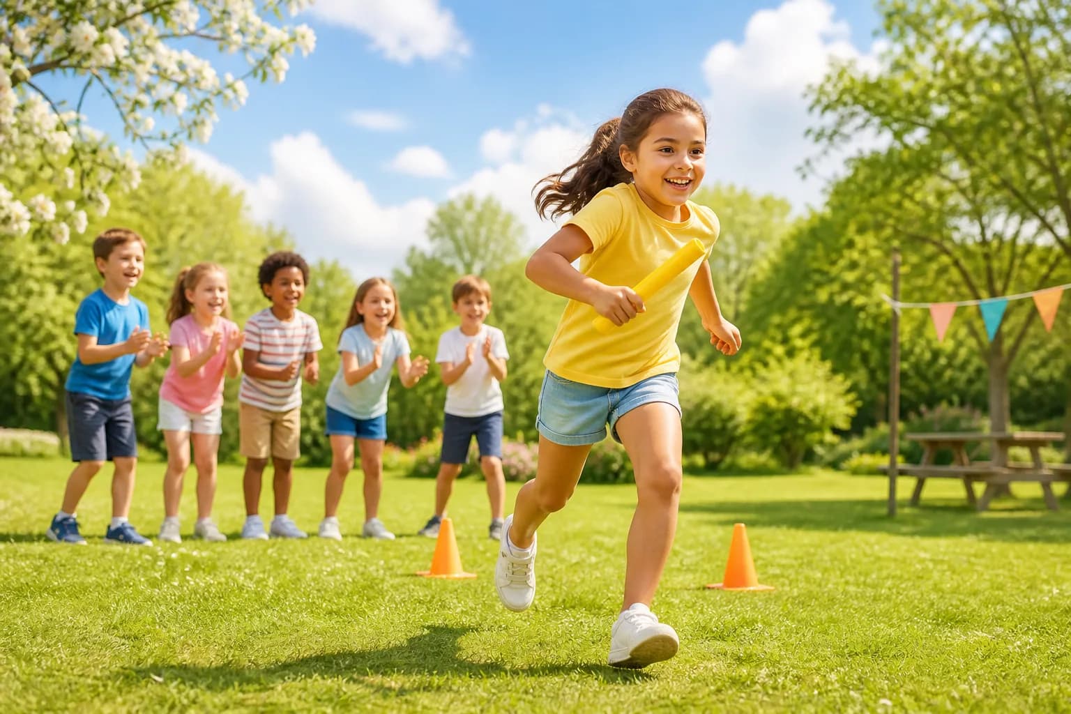 Sunny Day Relay Cards activity image