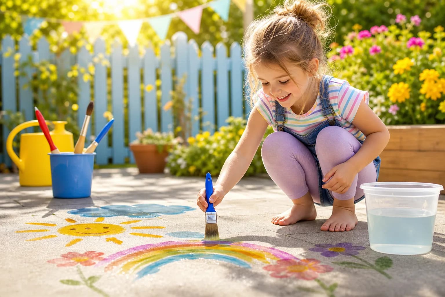 Sunny Day Water Painting activity image