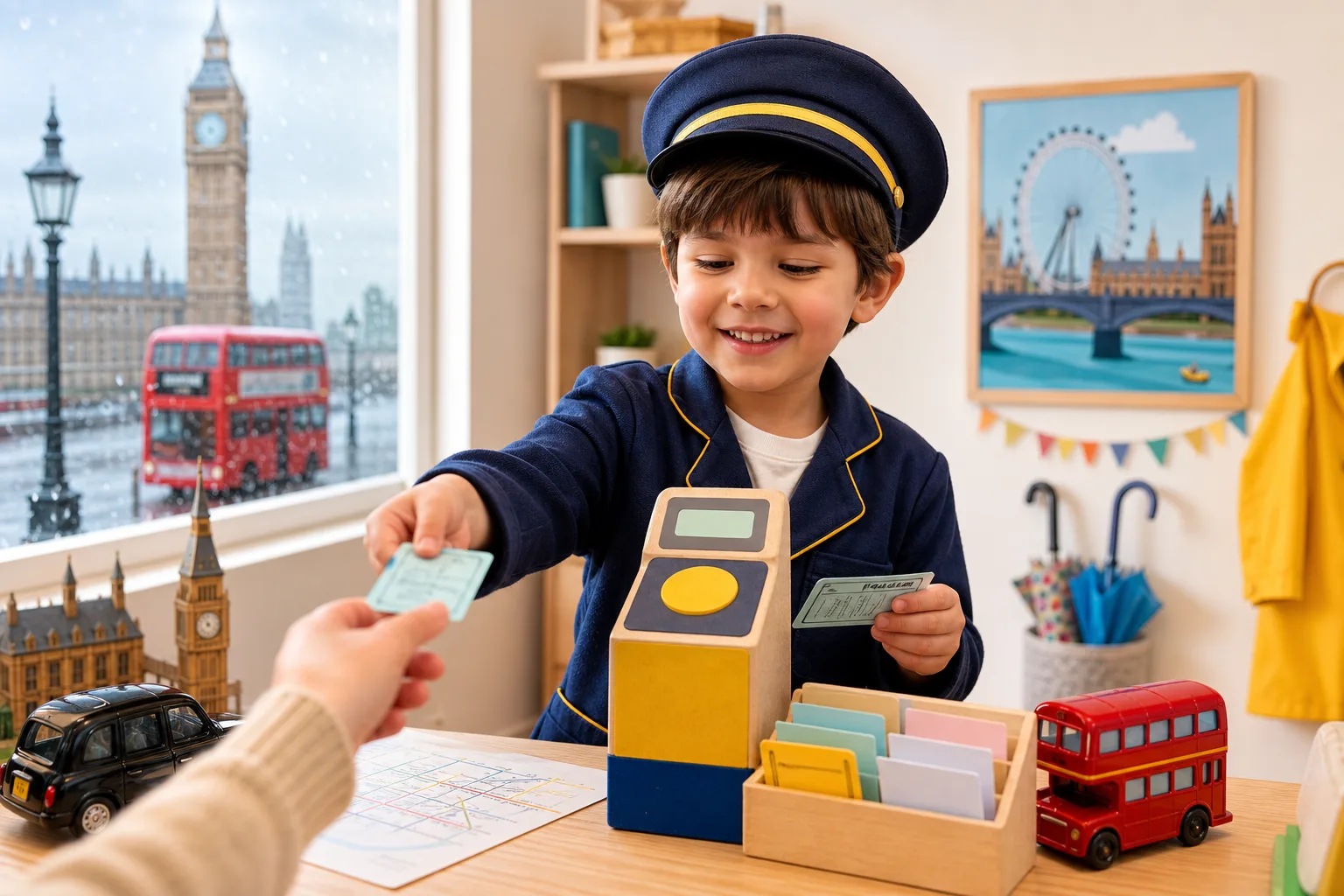 Travel Ticket Role Play activity image
