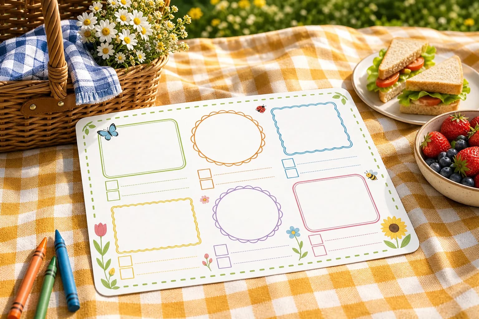Picnic Activity Mat printable preview