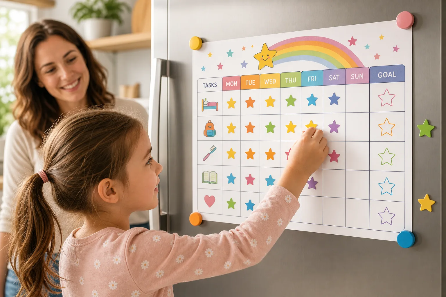 Reward Chart for Kids printable preview