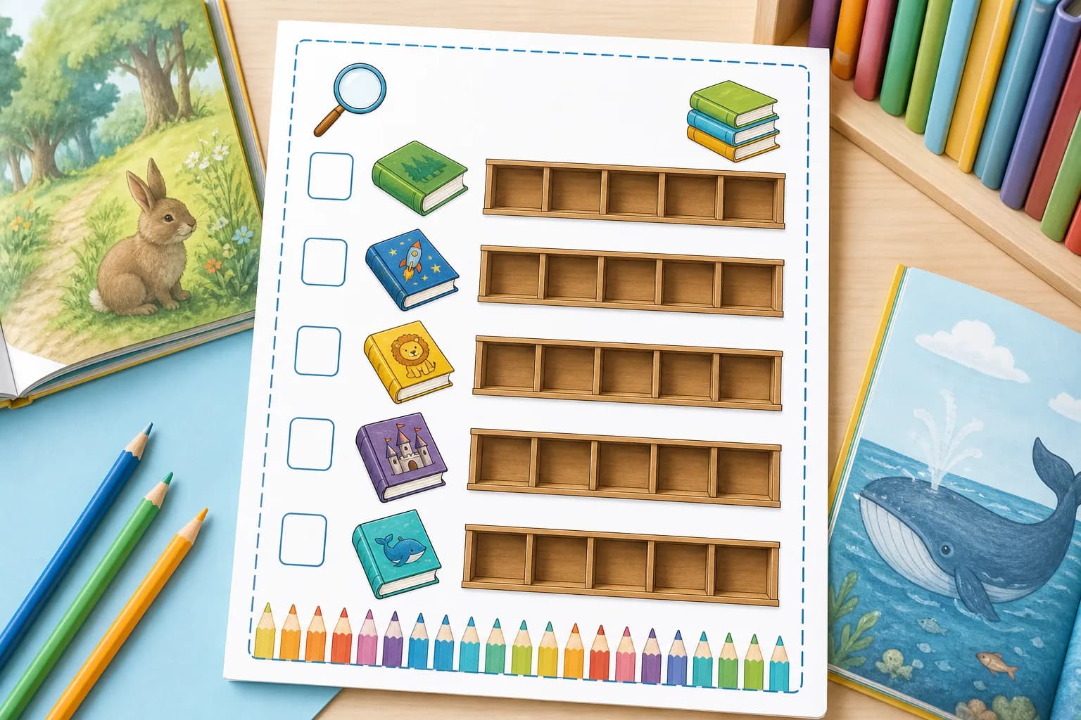 World Book Day Character Hunt printable preview